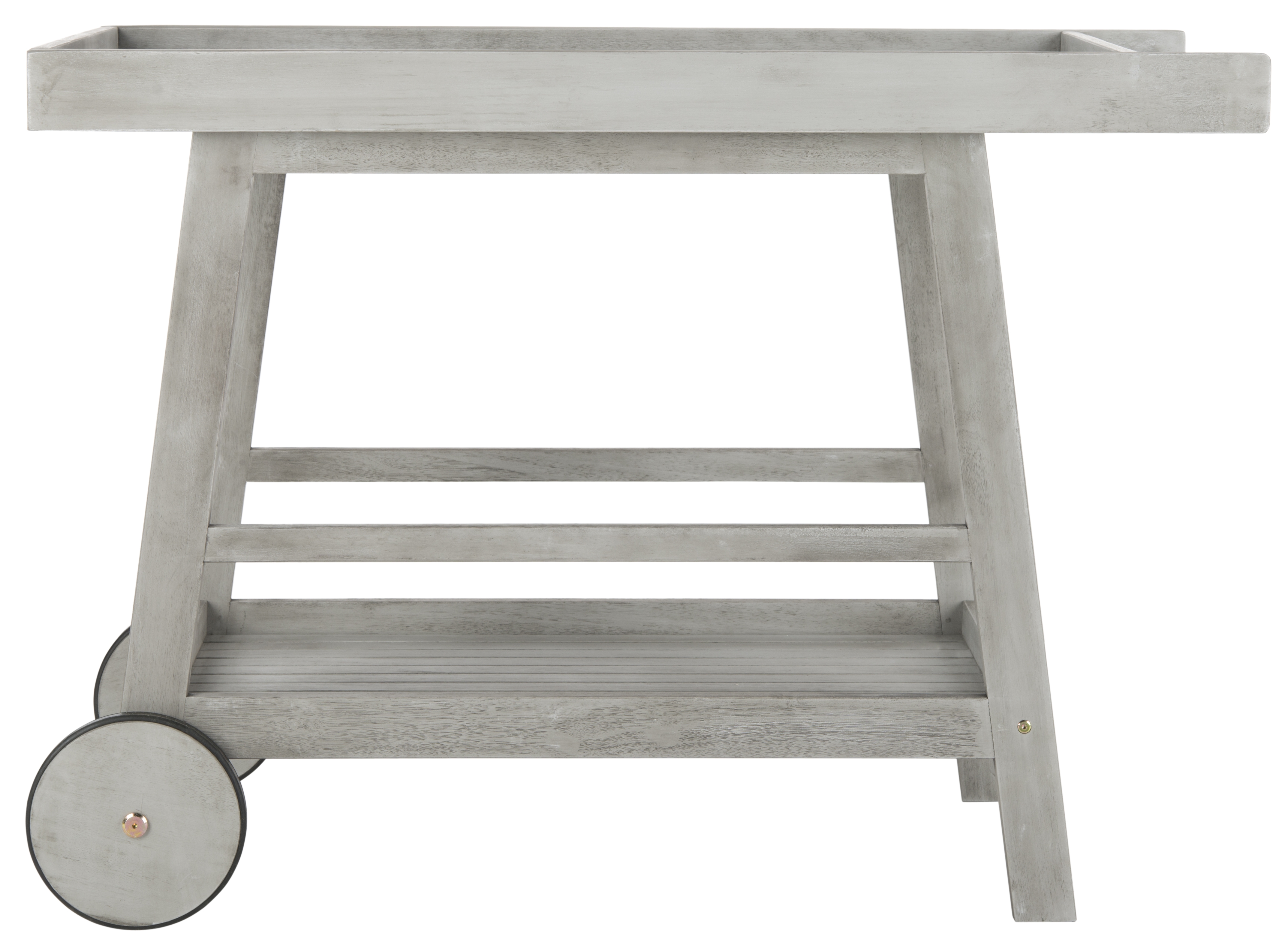 Renzo Indoor/Outdoor Bar Cart - Grey Wash - Safavieh - Image 0