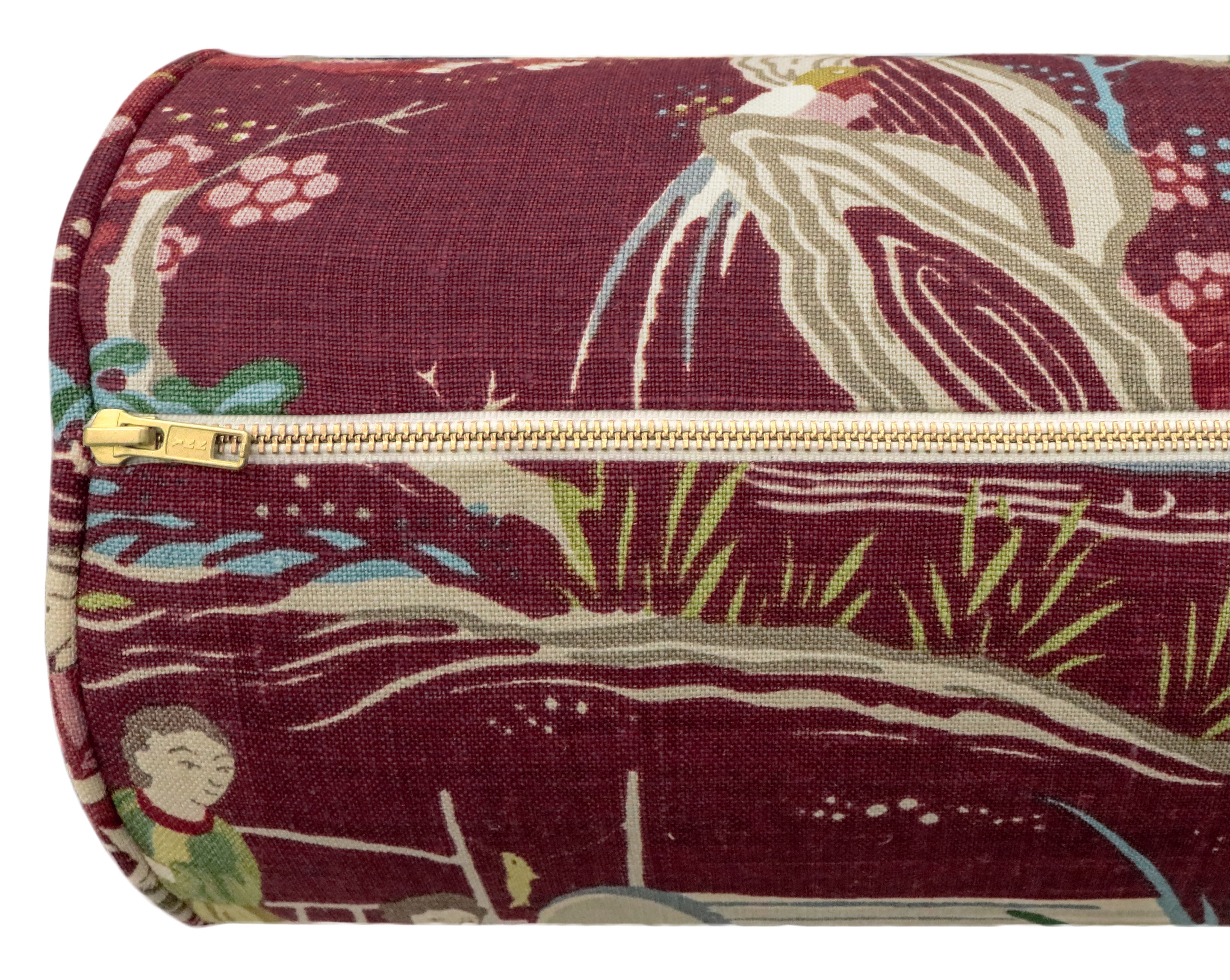 THE BOLSTER :: YANGTZE RIVER // AUBERGINE | SCHUMACHER - BY THE YARD - Image 3