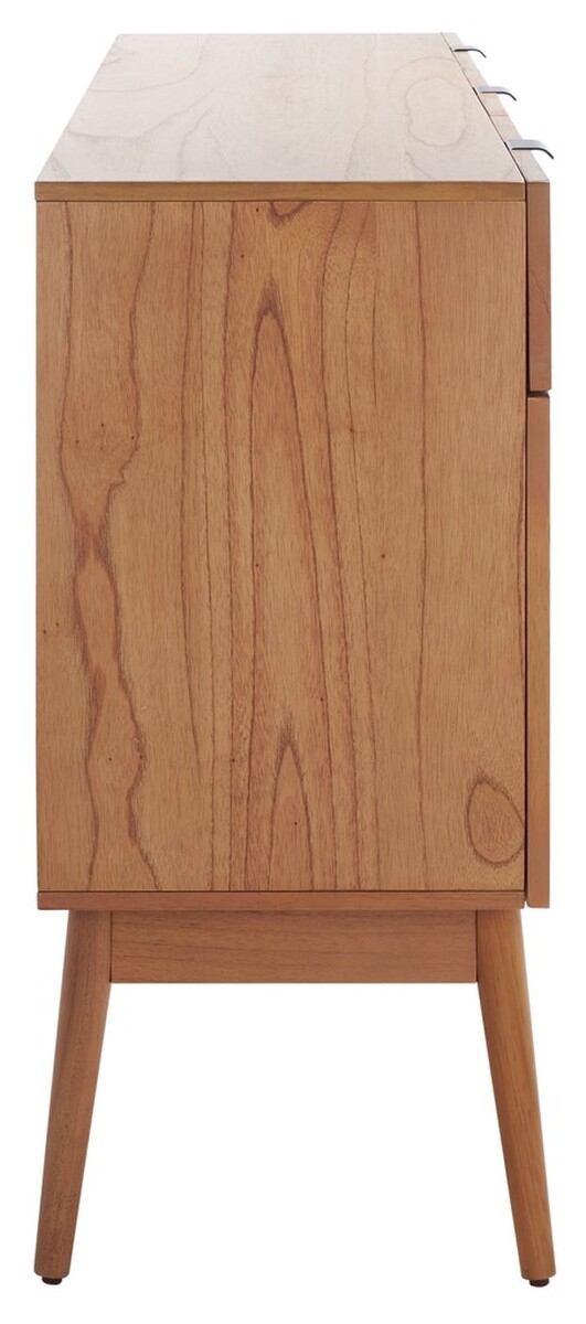 Suri 3 Drawer 3 Door Sideboard  - Natural - Safavieh - Image 3