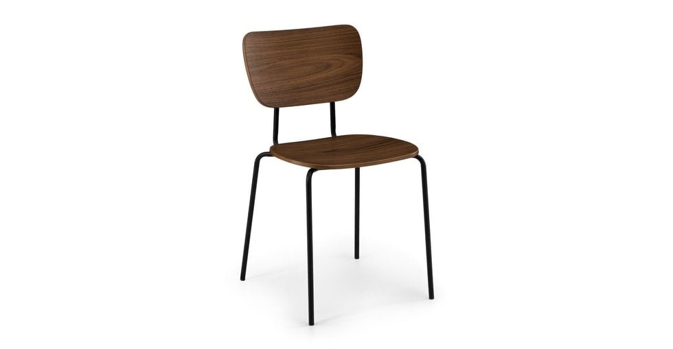 Meno Walnut Dining Chair- Set of 2 - Image 0