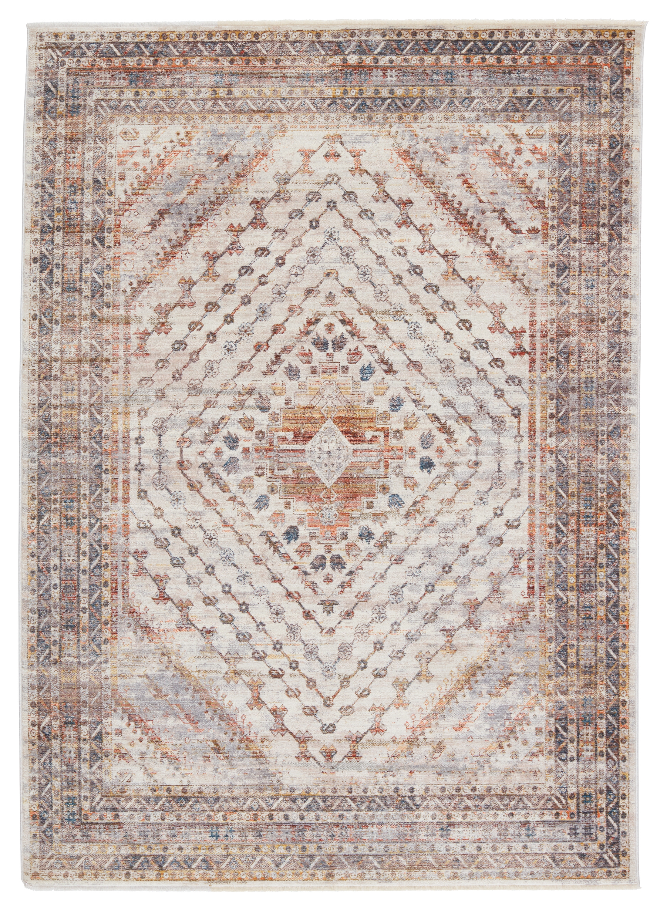 Vibe by Canna Medallion Multicolor/ Light Gray Area Rug (9'3"X13'3") - Image 0