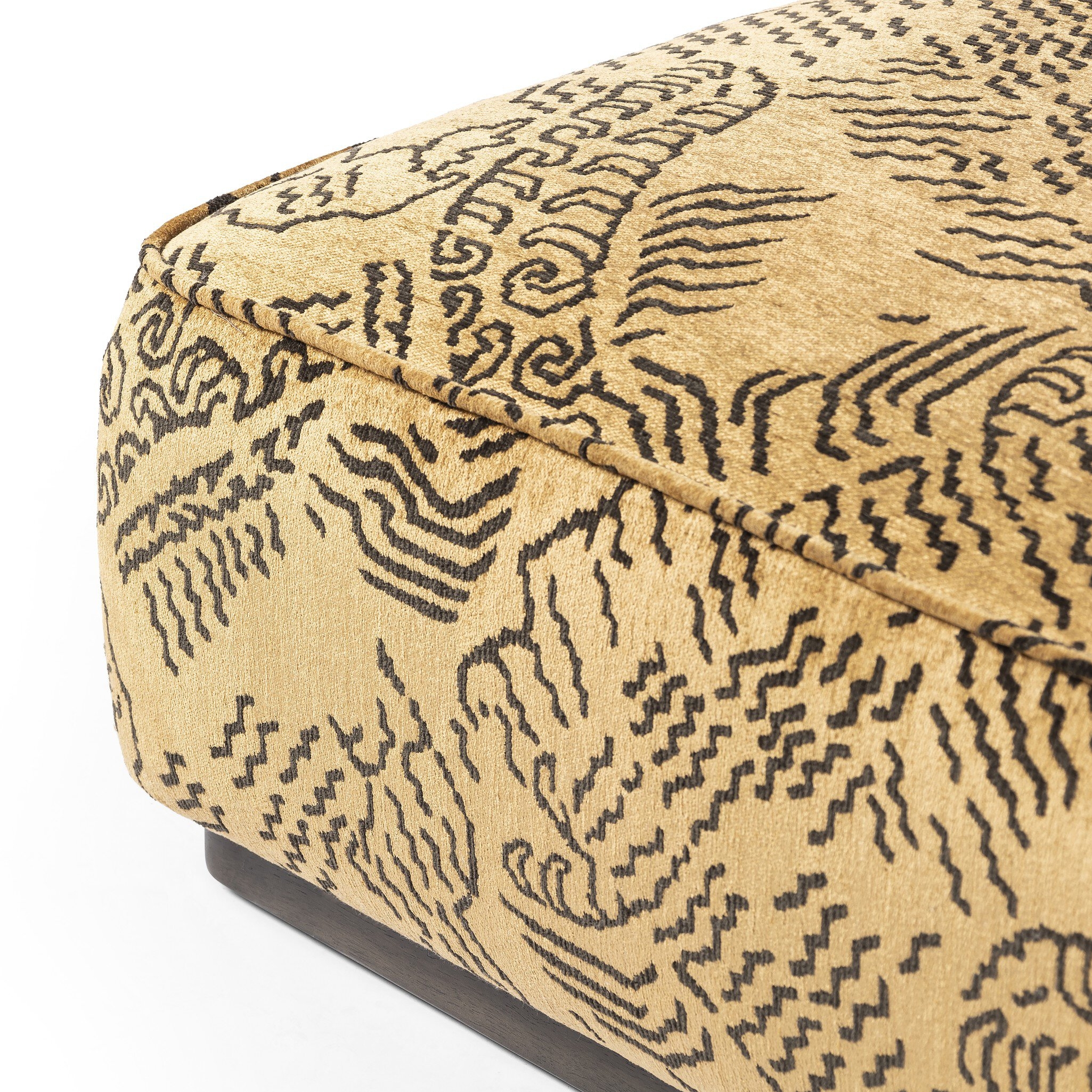 Sinclair Square Ottoman-36" - Balkan Ochre - Image 6