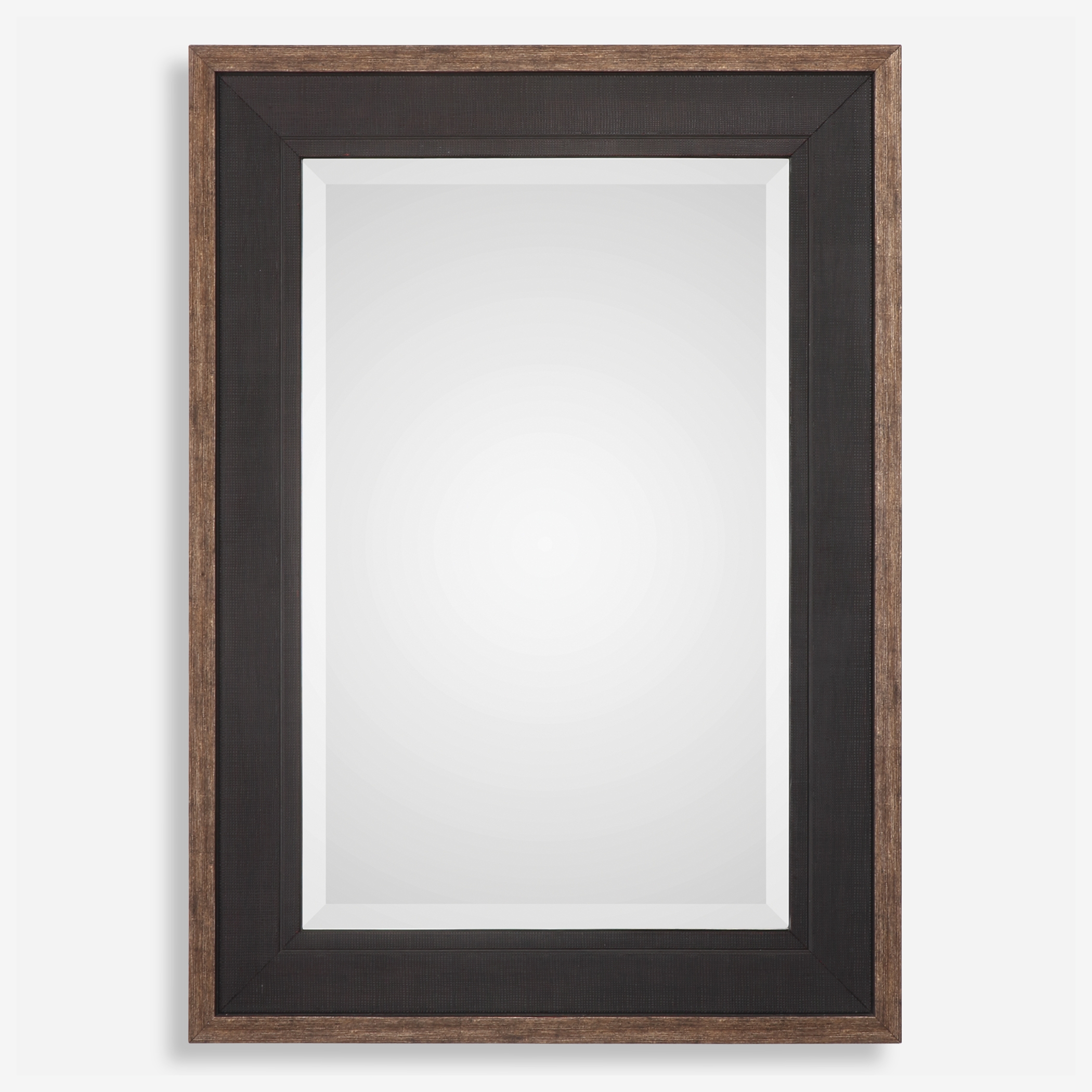 Staveley Rustic Black Mirror - Image 0