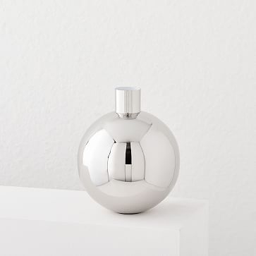 Pure Foundations Vase, Nickel, Short Round - Image 0