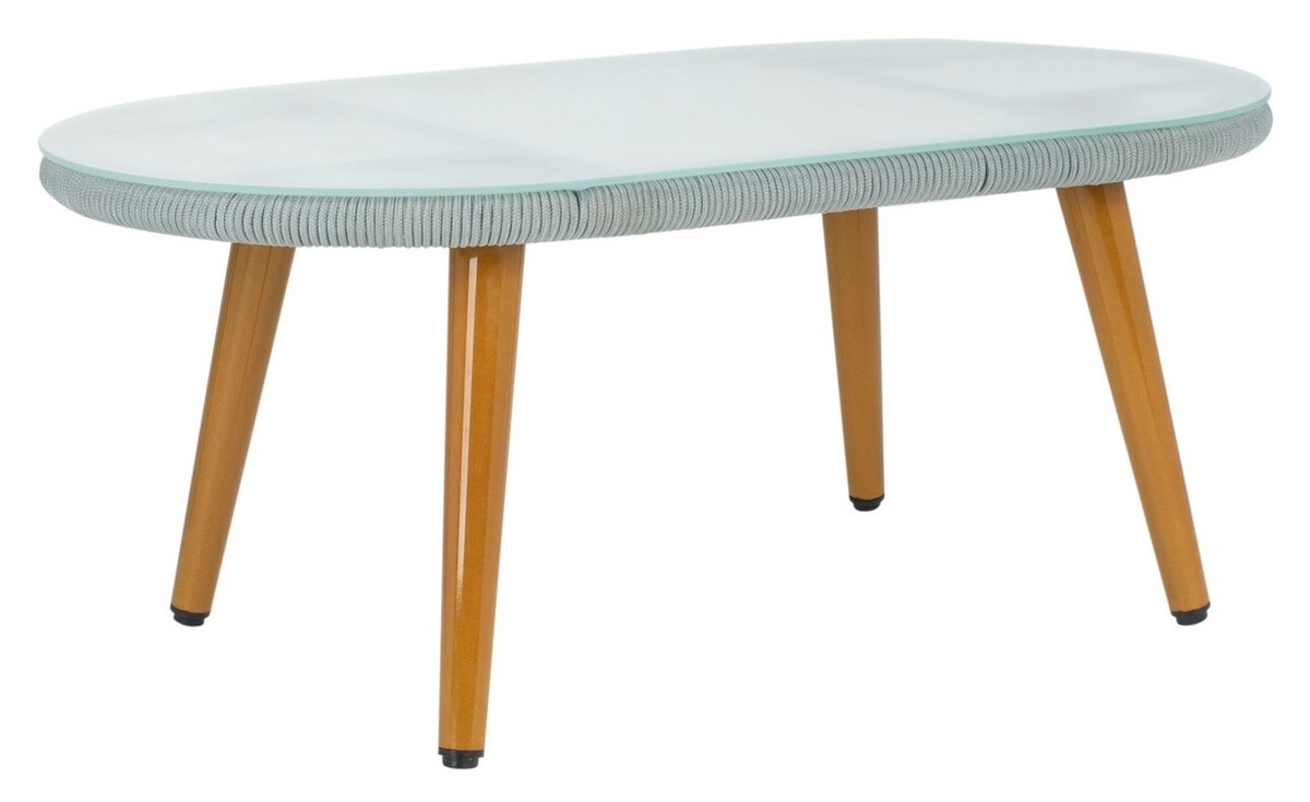 Halcott 4Pc Living Set - Grey / Grey - Safavieh - Image 6