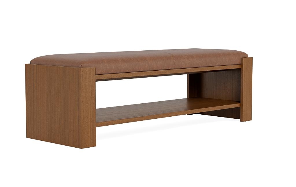 Reeve Leather Bench - Image 1