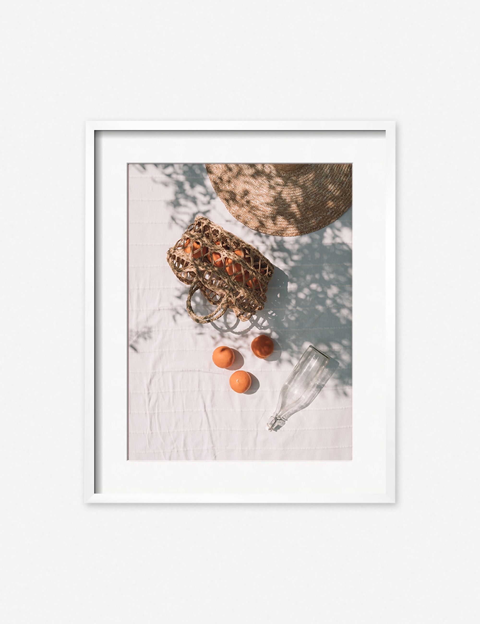 Siesta, By Carley Rudd 30.5" x 36.5" Framed - White - Image 0