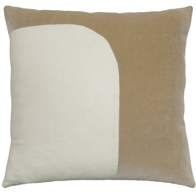 Square Feathers Felix Throw Pillow Cover & Insert - Image 0
