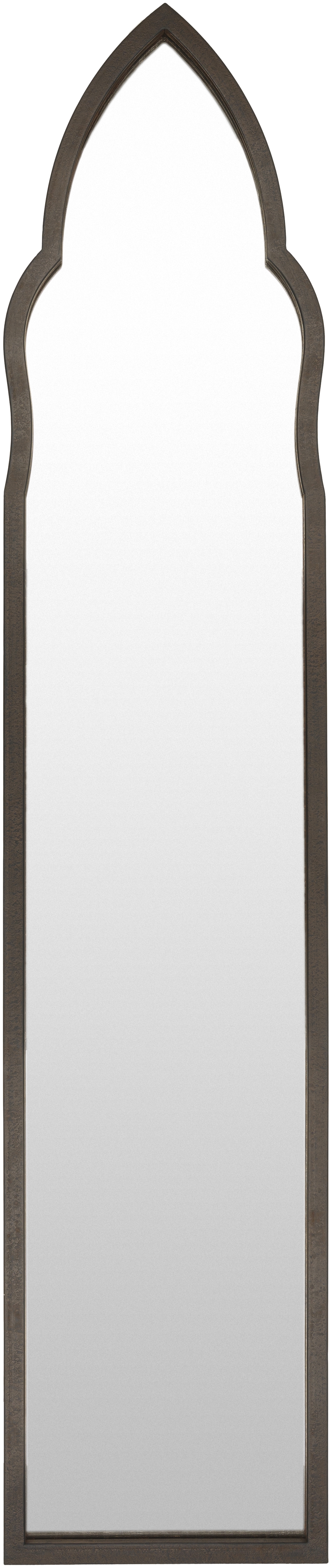 Cathedral Metallic - Bronze 58"H x 12"W x 1"D Full Length Mirror - Image 0