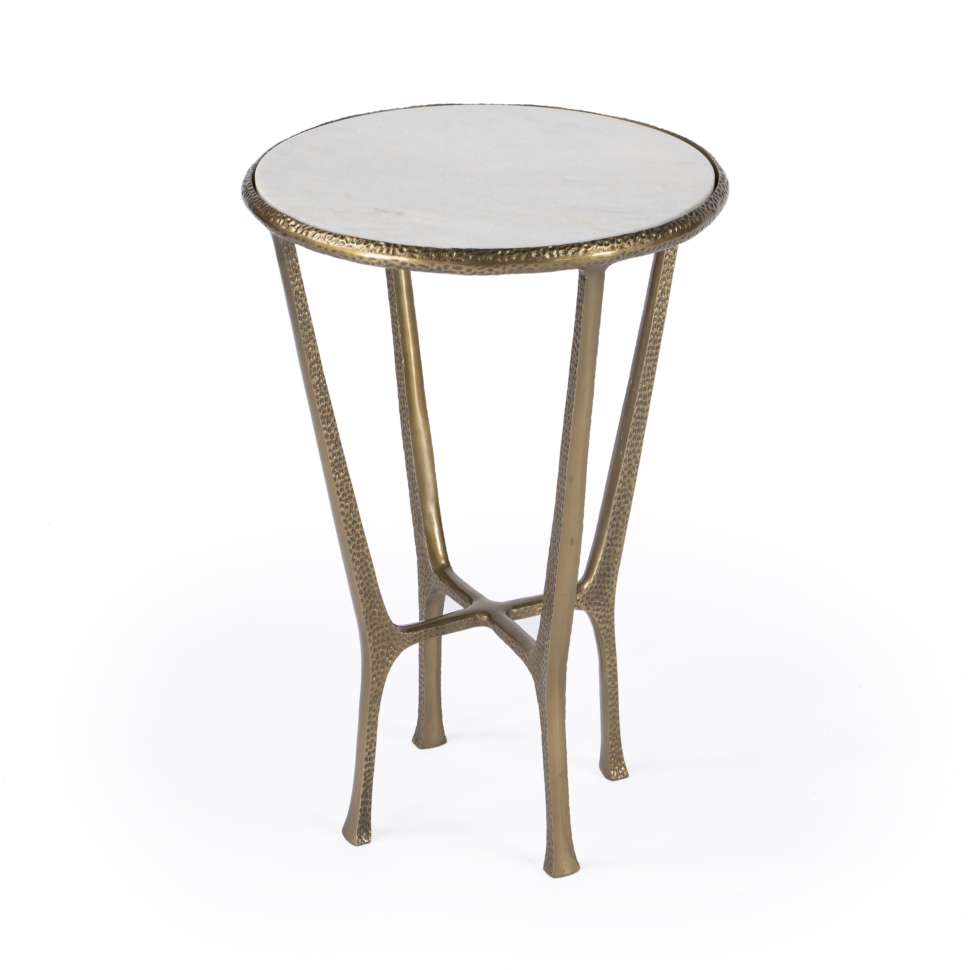 Switlania Metal & Marble Side Table - Image 0