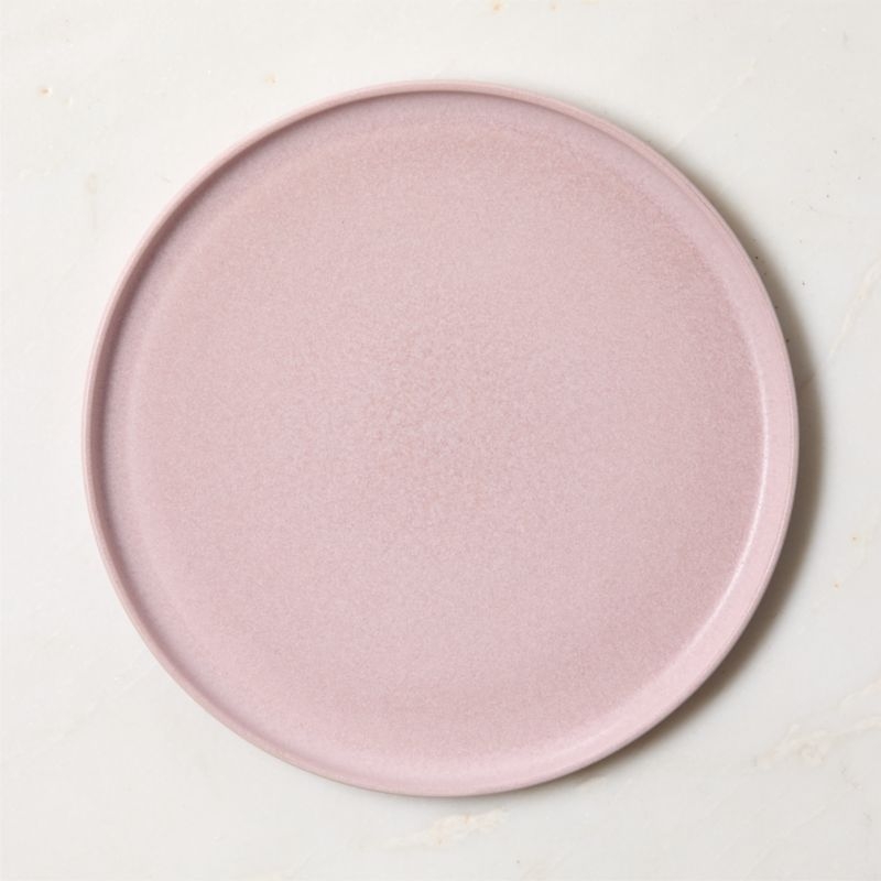 Drift Lilac Dinner Plates with Reactive Glaze Set of 6 - Image 1