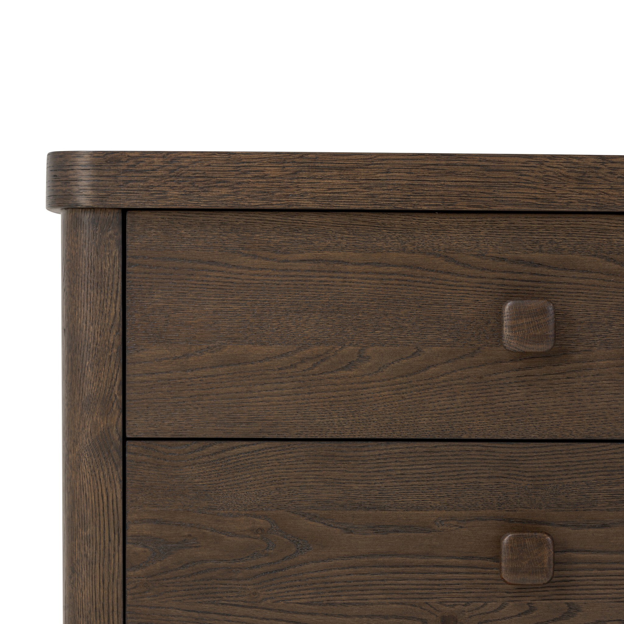 Valen 6 Drawer Dresser - Rustic Brown Oak Veneer - Image 5