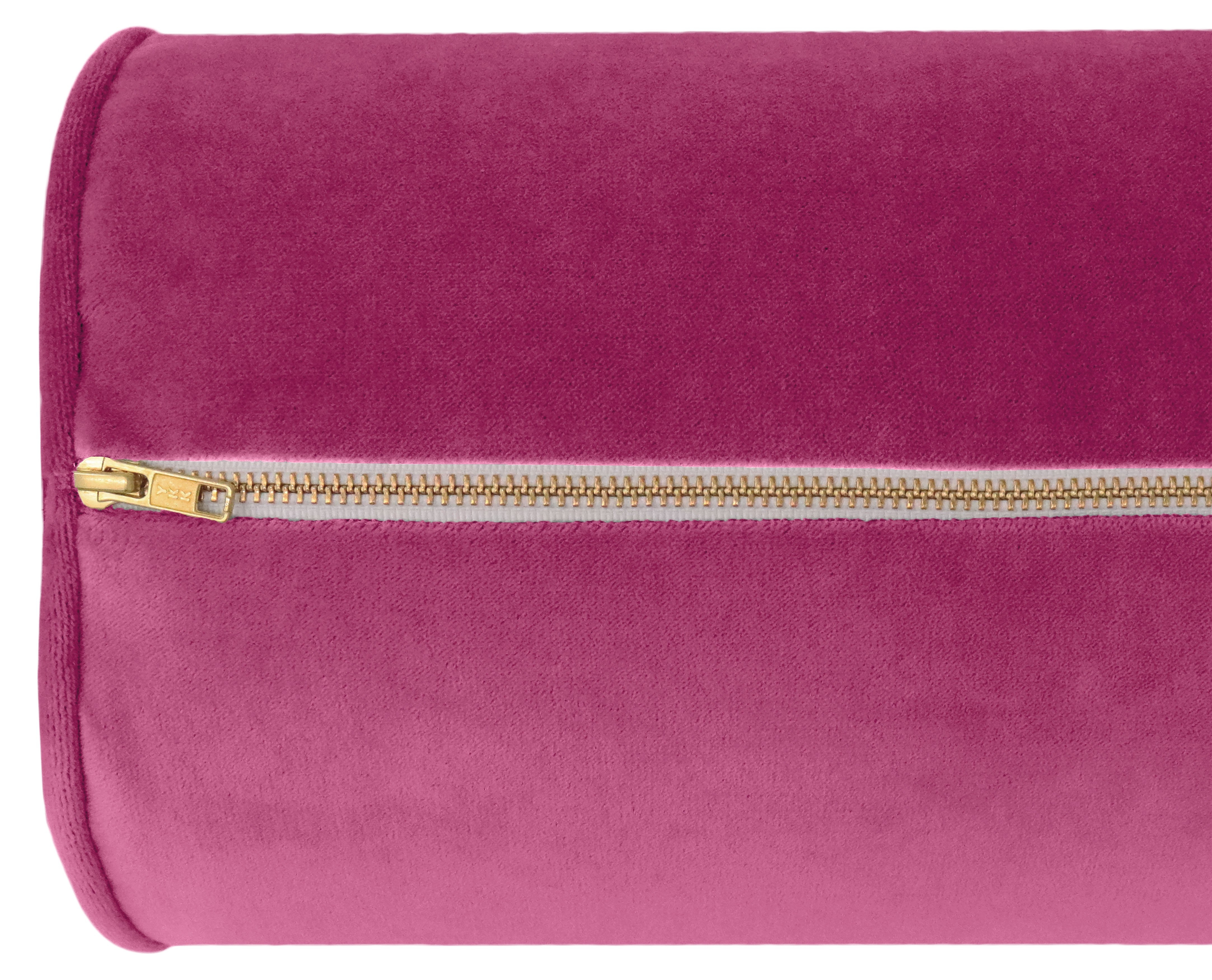 THE BOLSTER :: SOCIETY VELVET // CERISE - Sample 4" X 4" - Image 3