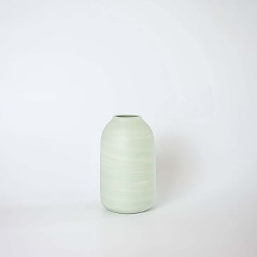 Vase Porcelain Marbled Mint, Medium - Image 0