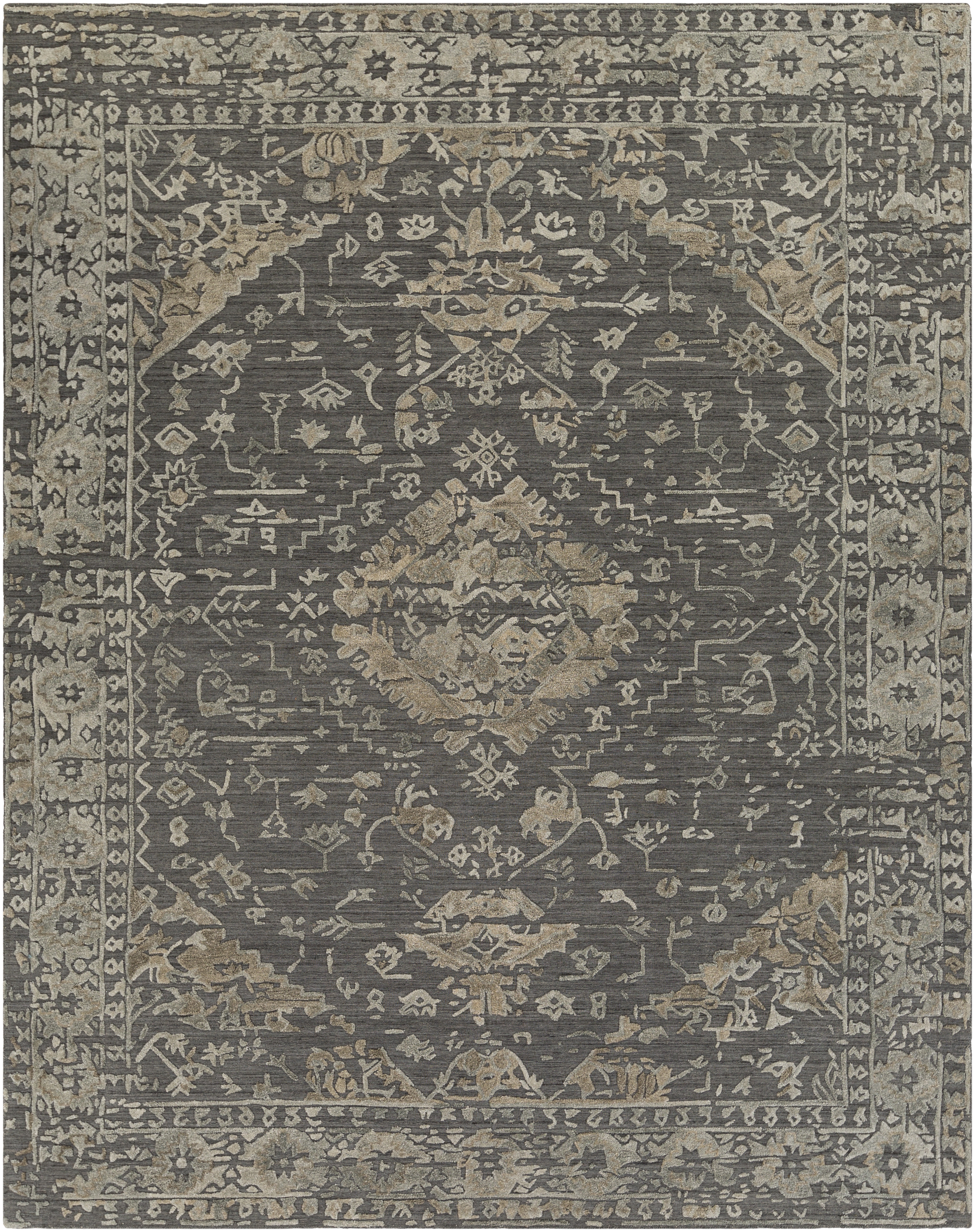 Makalu Brown Indoor 6' x 9' Handmade Rug - Image 0