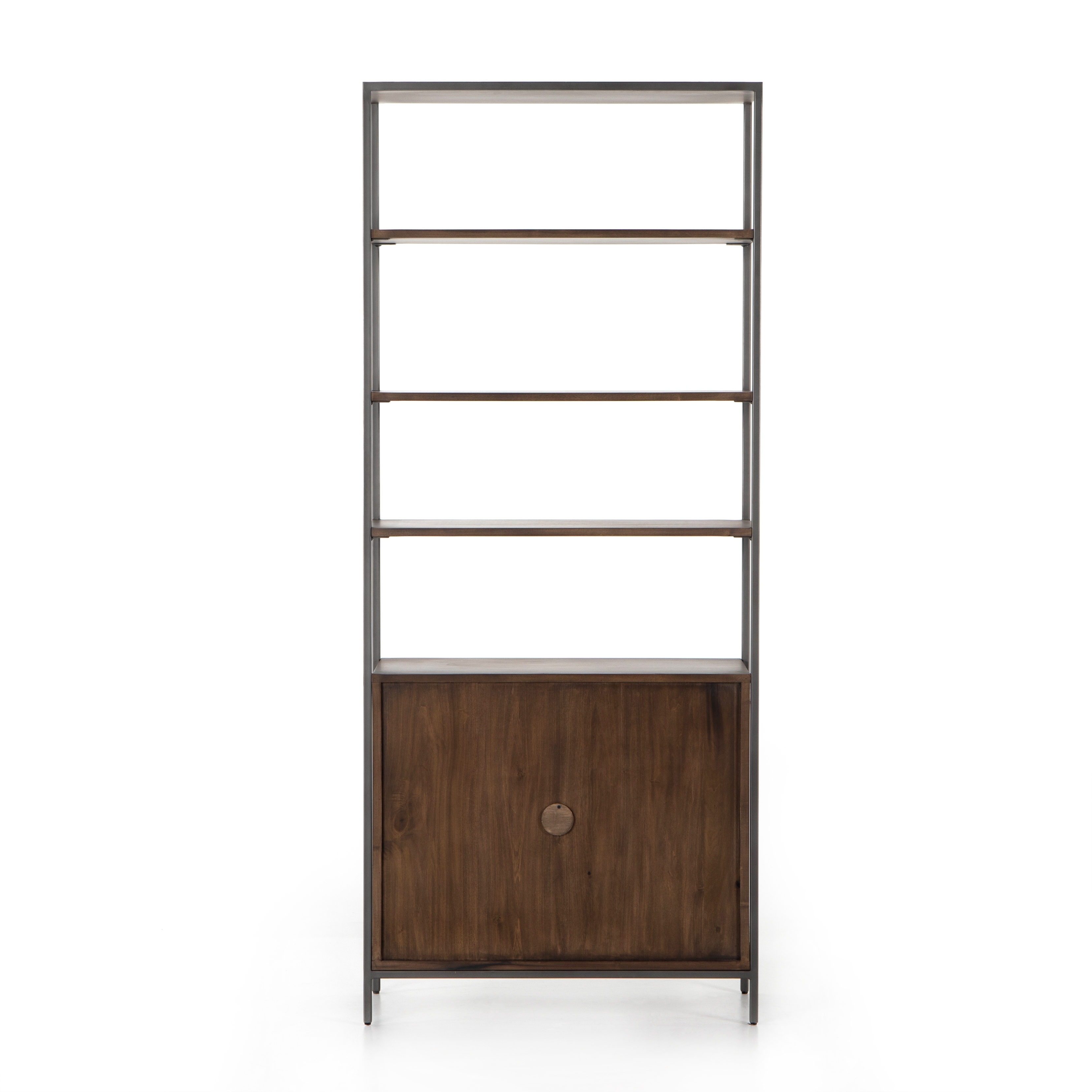Trey Modular Wide Bookcase-Auburn Poplar - Image 6
