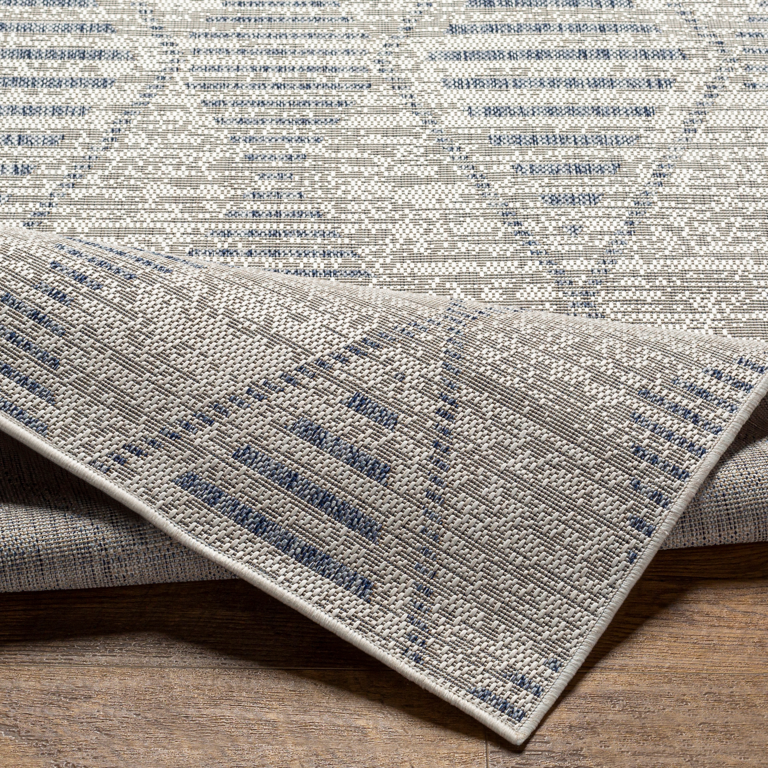 Tuareg Beige Outdoor 9'2" x 12' Machine Woven Rug - Image 4