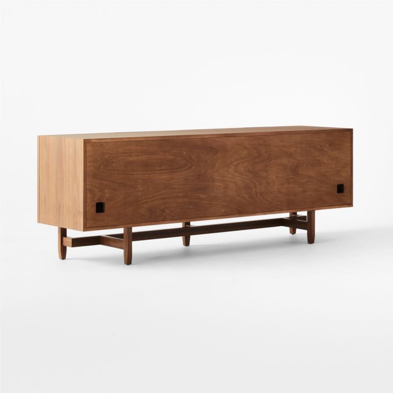 Coronado 77" Walnut Wood Credenza - Image 4