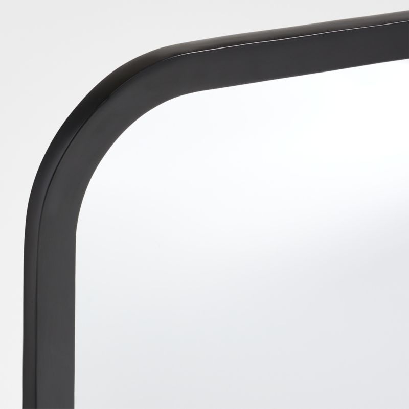 Telum Black Glass Fireplace Screen - Image 3