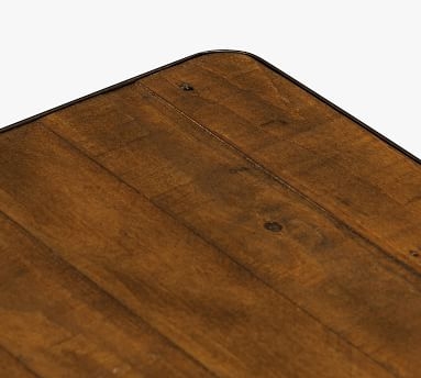 Juno Rectangular Reclaimed Wood End Table, Dark Bronze & Reclaimed Pine - Image 3