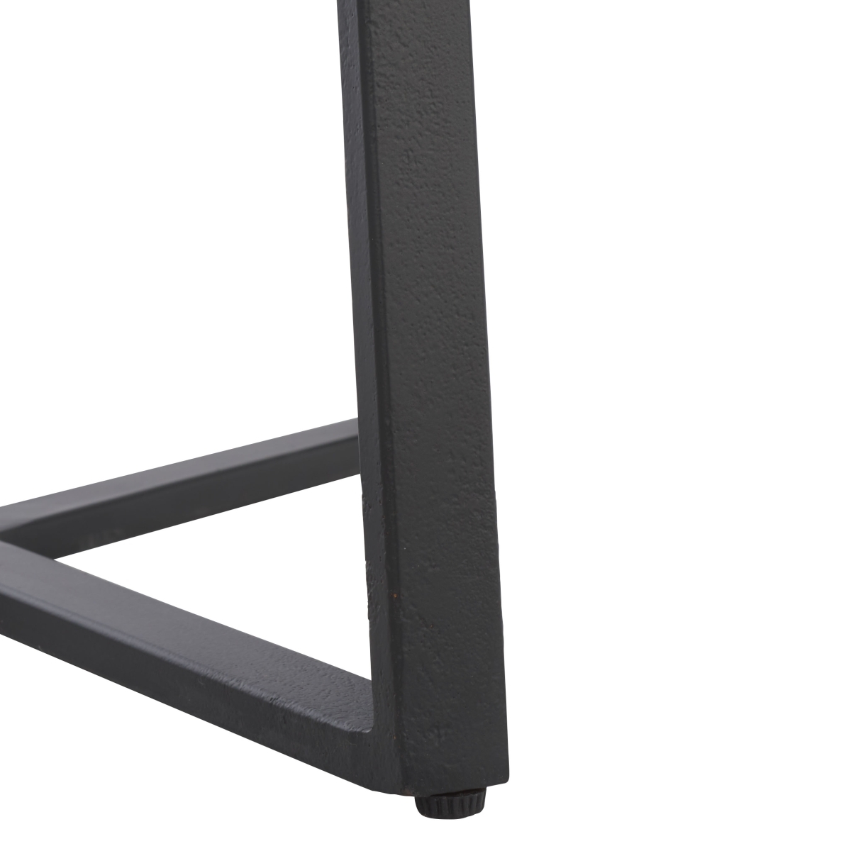 Elenore Marble Side Table - Cream / Black - Safavieh - Image 3