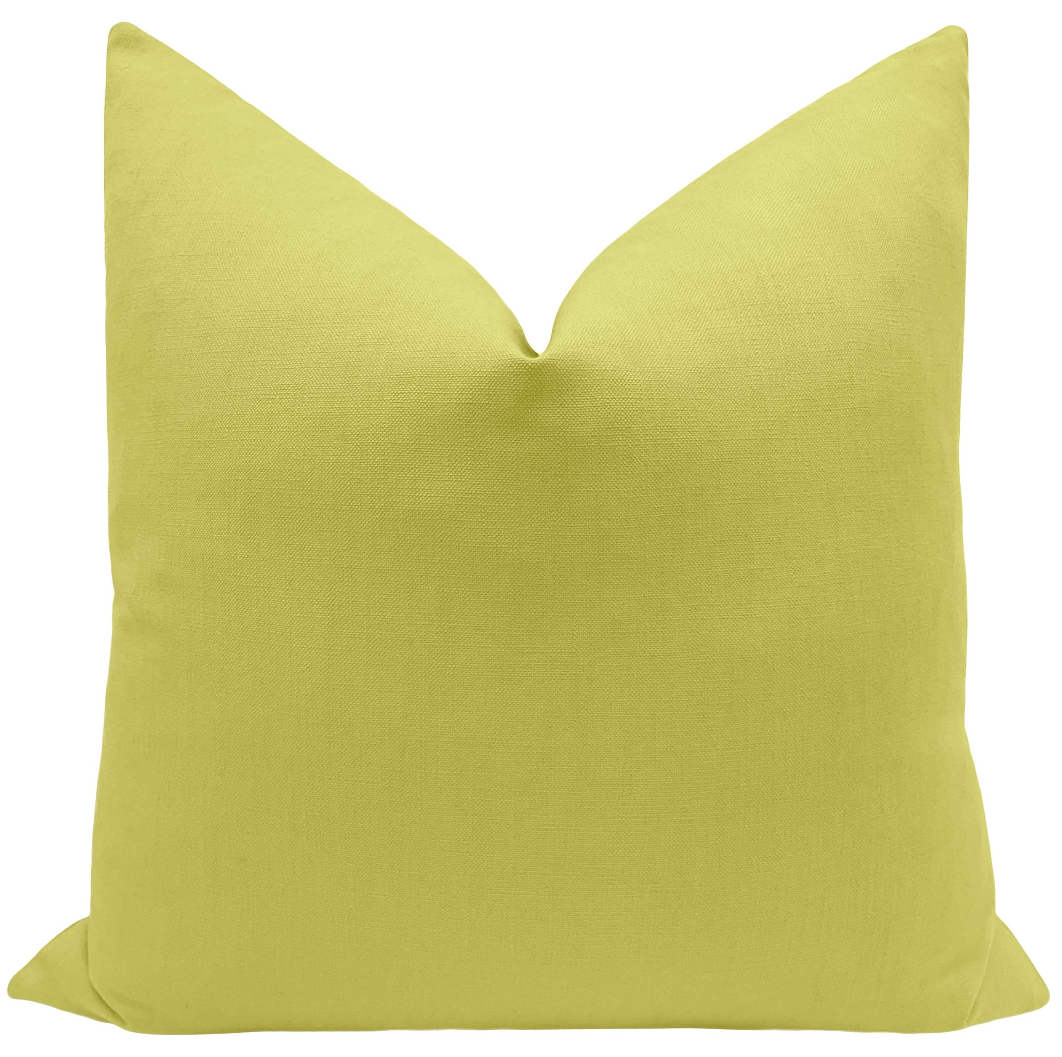 CLASSIC LINEN // CHARTREUSE - 20" X 26" STANDARD SHAM - Image 0