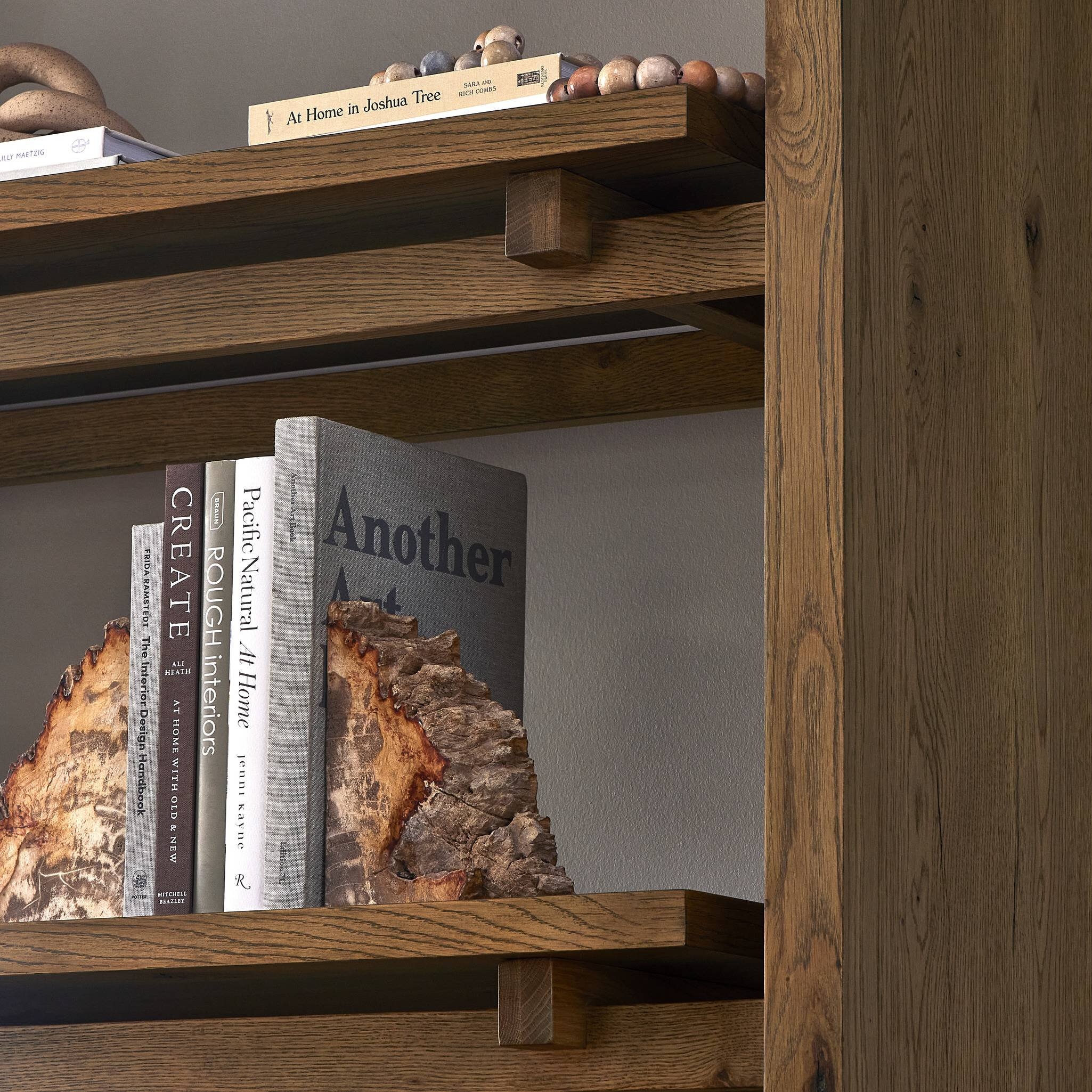 Theodore Bookcase - Rustic Amber Oak Veneer - Image 9