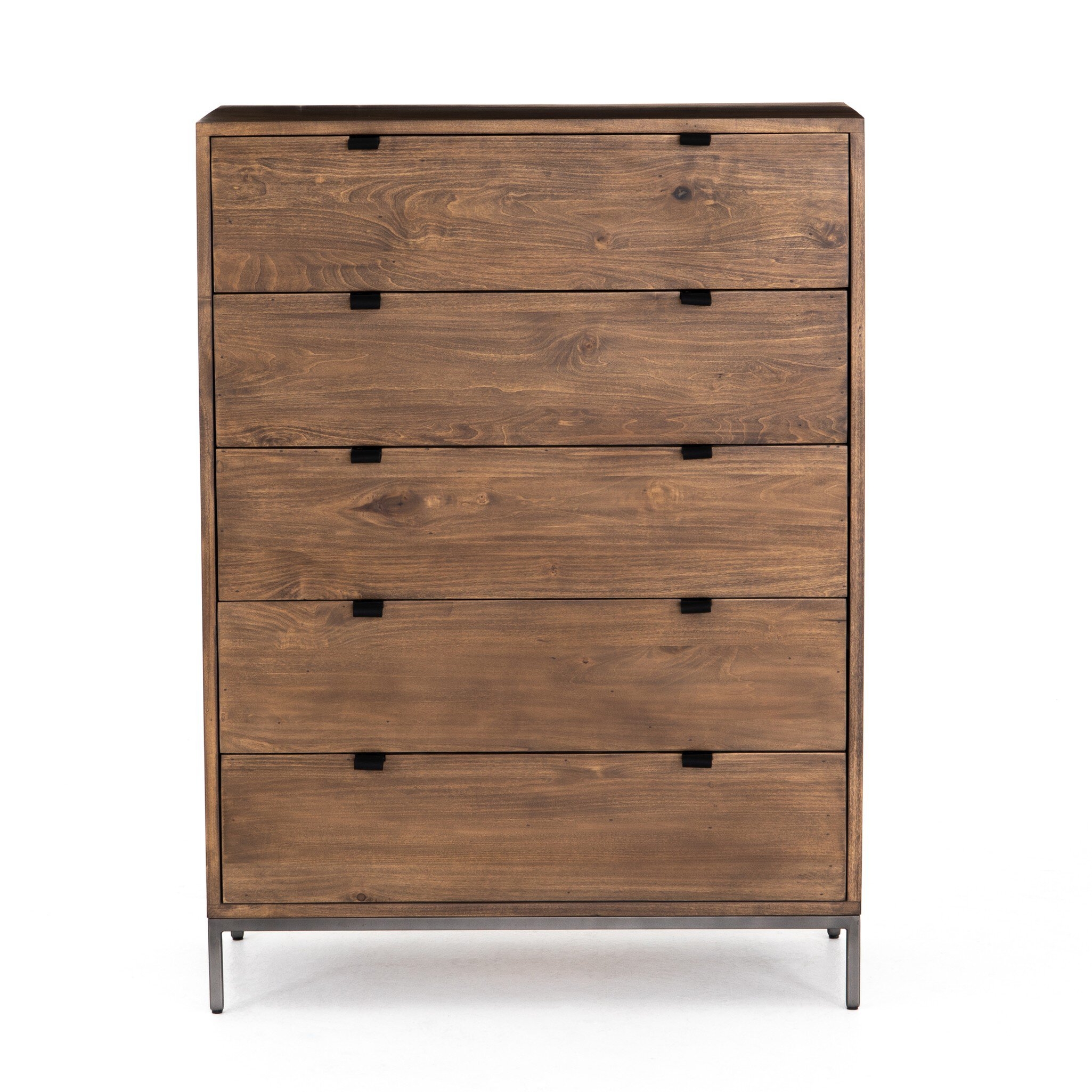 Trey 5 Drawer Dresser - Auburn Poplar - Image 0