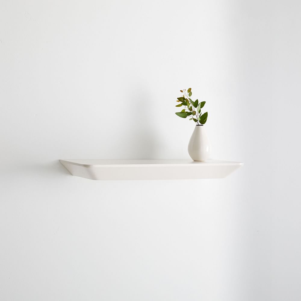 Slim Floating Shelf, White, 2 Feet - Image 0