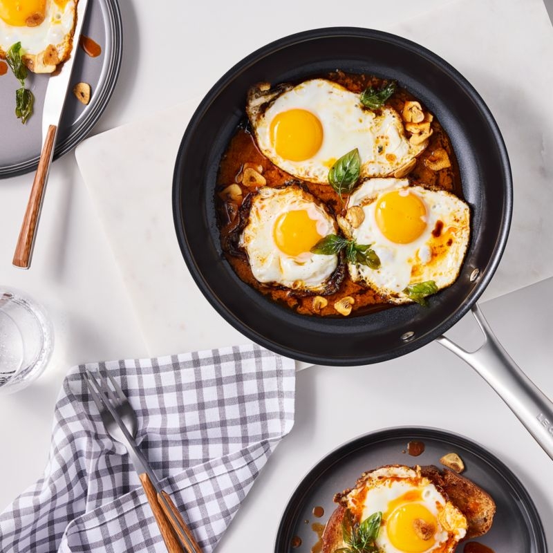 Le Creuset ® Essential 9.5" Stainless Steel Ceramic Non-Stick Fry Pan - Image 2