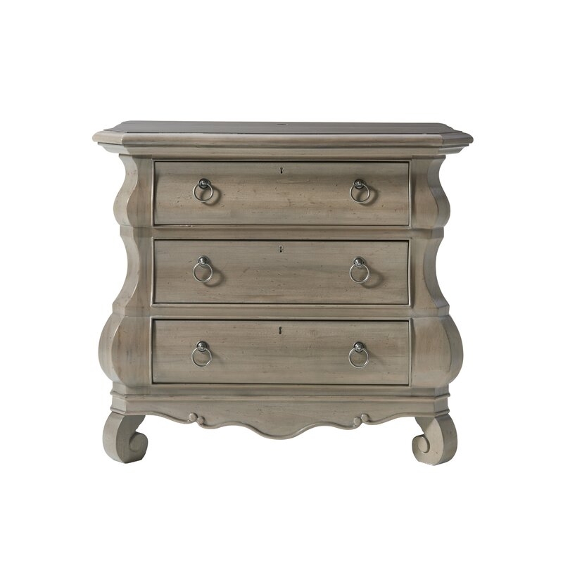 Reprise 3 Drawer Nightstand Color: Driftwood - Image 0