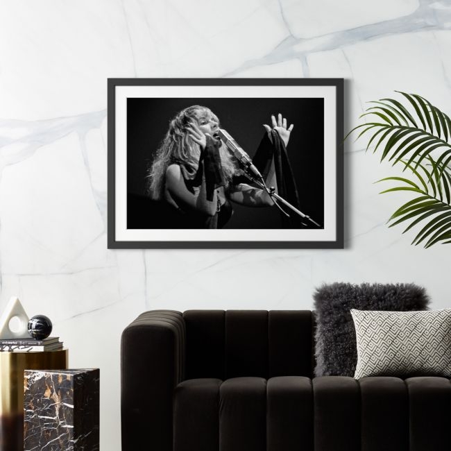'Stevie Nicks, 1977' Photographic Print in Black Frame 39.5"x33" - Image 0