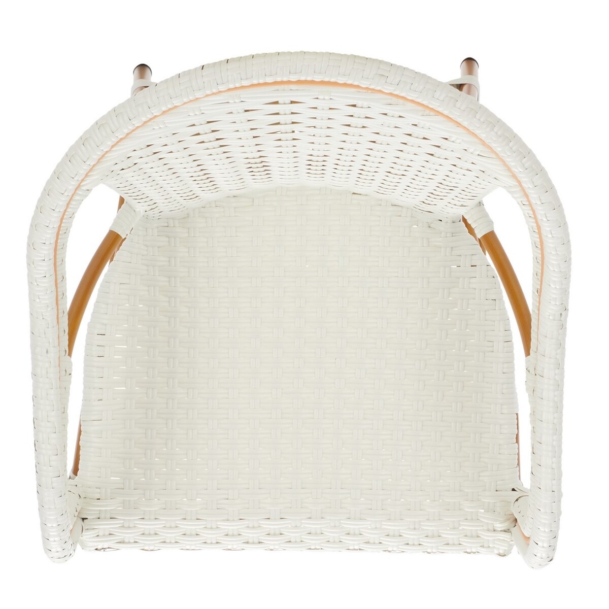 California Bar stool W Arms - White - Safavieh - Image 4