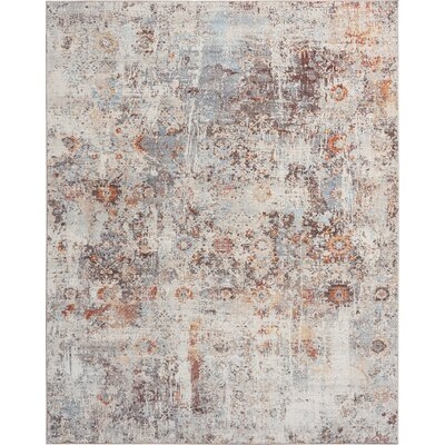 Etchemin Abstract Ivory Area Rug - Image 0