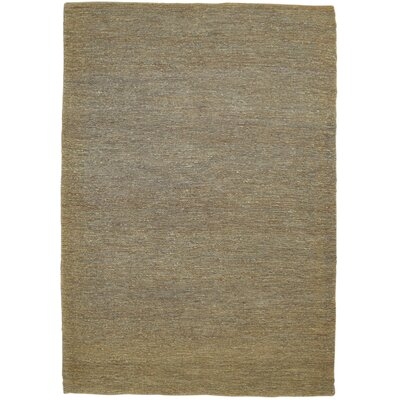 One-of-a-Kind Hand-Knotted 5' x 8' Jute/Sisal Area Rug in Gold/Blue - Image 0