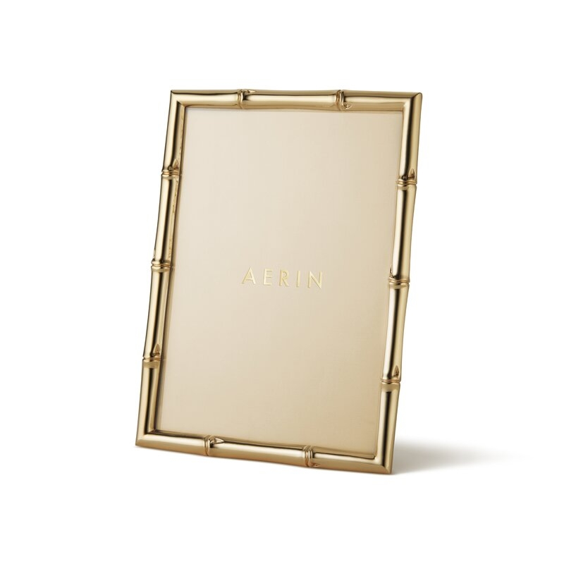 AERIN Mayotte Bamboo Picture Frame Picture Size: 4" x 6" - Image 0