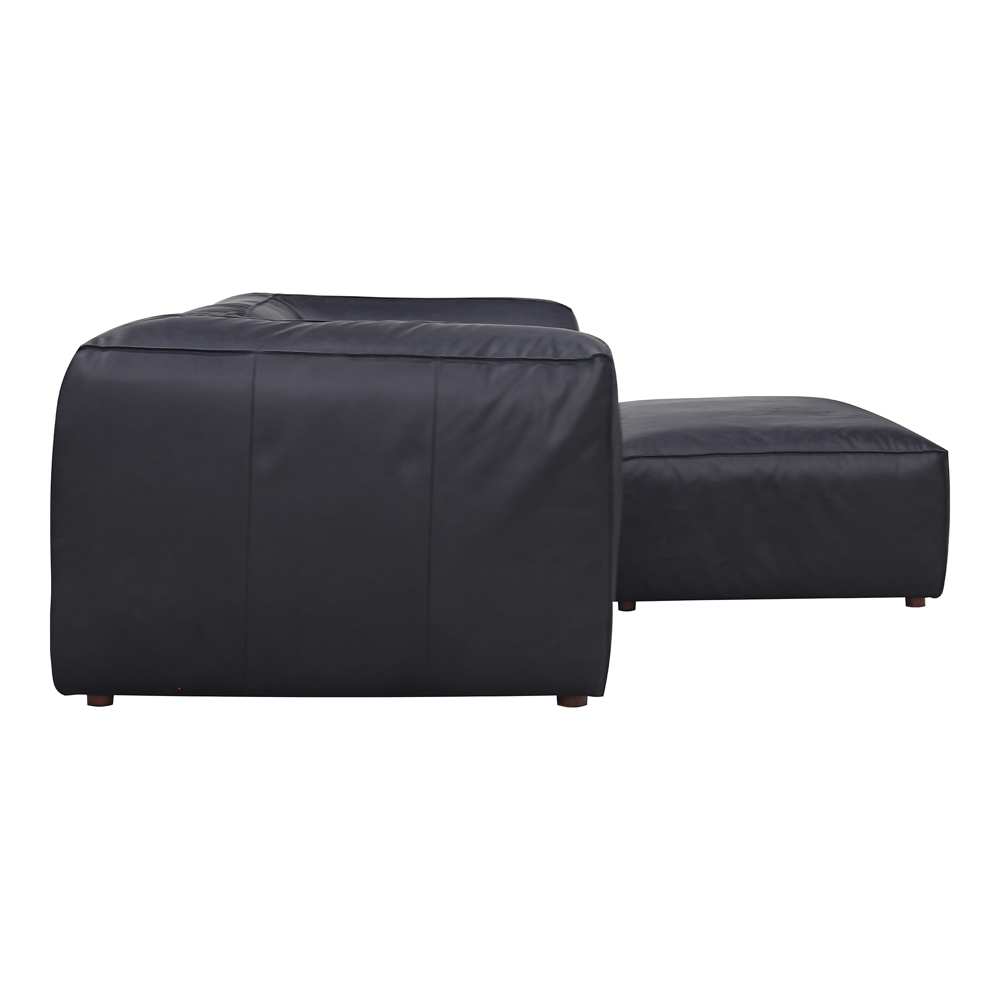 Form Nook Modular Sectional Vantage Black Leather - Image 1