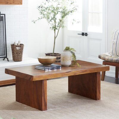 Lossett Solid Wood Sled Coffee Table - Image 0