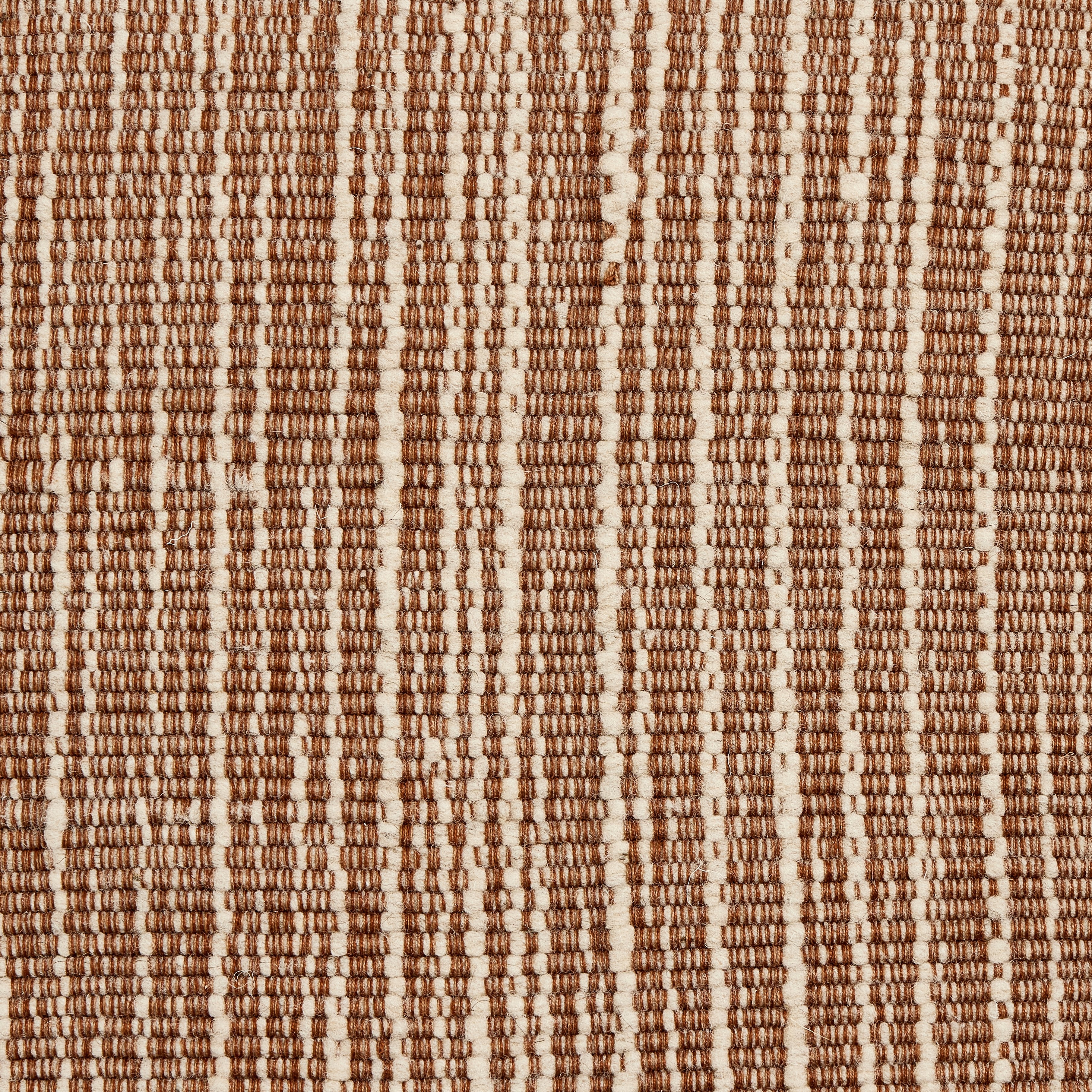 Handwoven Stripe Wool Pillow-Ntrl-20x20 - Image 4