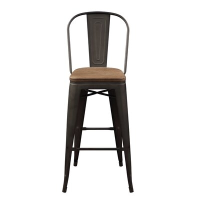 Bar Stool Metal Chair Set Of 2 - Image 0