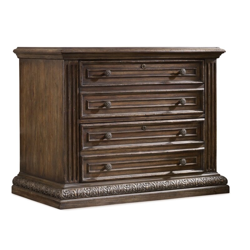 Hooker Furniture Rhapsody 4-Drawer Lateral Filing Cabinet - Image 0