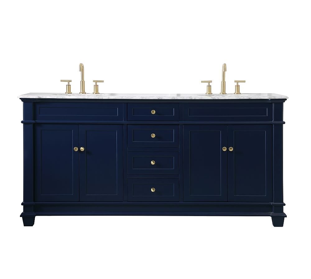 Blue Engel Double Sink Vanity, 72" - Image 0
