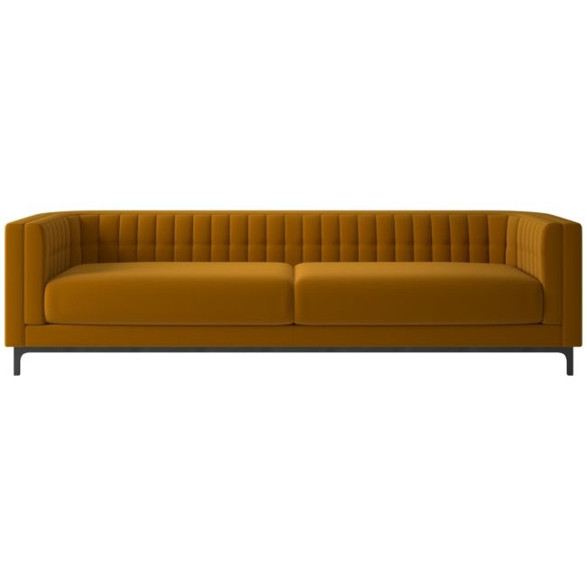Ambroise 104" Sofa Luca Turmeric - Image 0