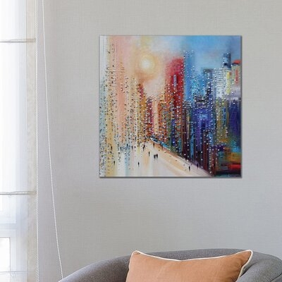 Sunset by Ekaterina Ermilkina - Wrapped Canvas Painting Print - Image 0