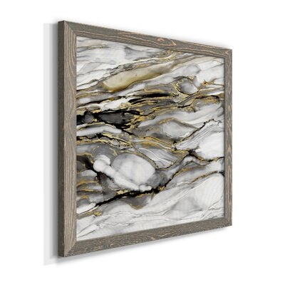Marbled Gold I-Premium Framed Canvas - Ready To Hang - Image 0