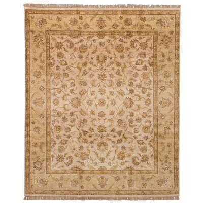 One-of-a-Kind Cousins Hand-Knotted 2010s Chobi Beige 8'1" x 10' Wool Area Rug - Image 0