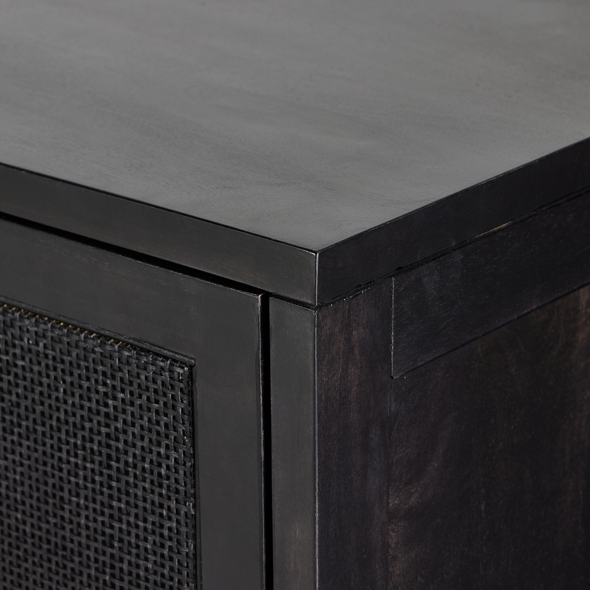 Caprice Bar Cabinet - Black Wash Mango - Image 12
