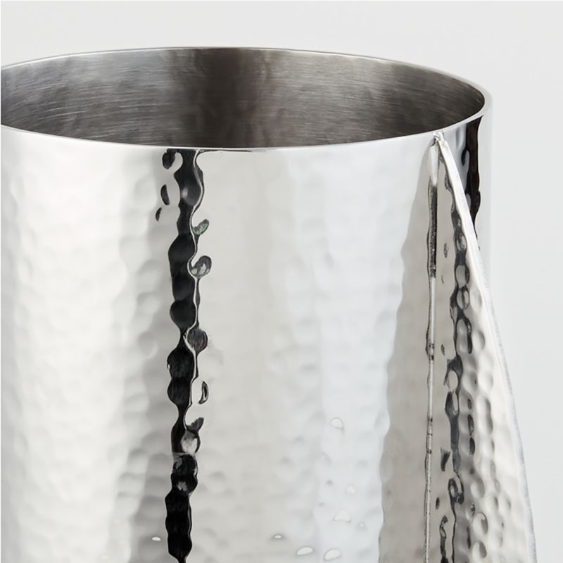 Coso Large Silver Metal Vase - Image 3