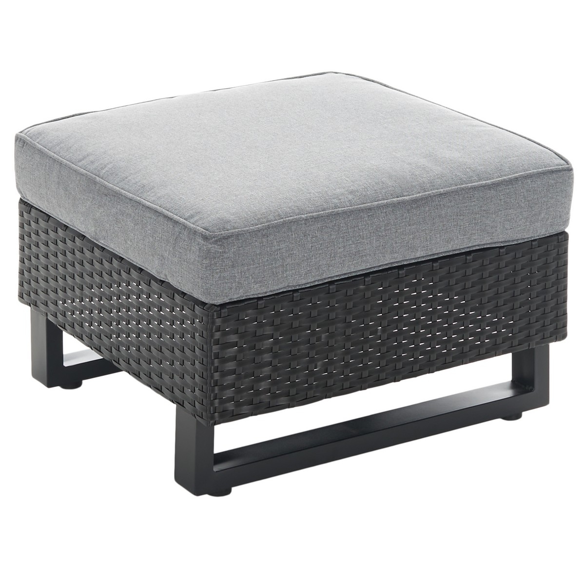 Indoor-Outdoor Dumont 6 Pc Living Set - Grey/Grey - Safavieh - Image 6