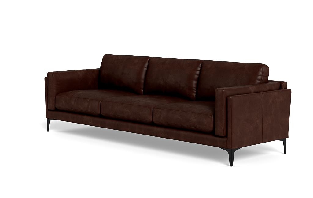 Gaby Leather 3-Seat Sofa - Image 2